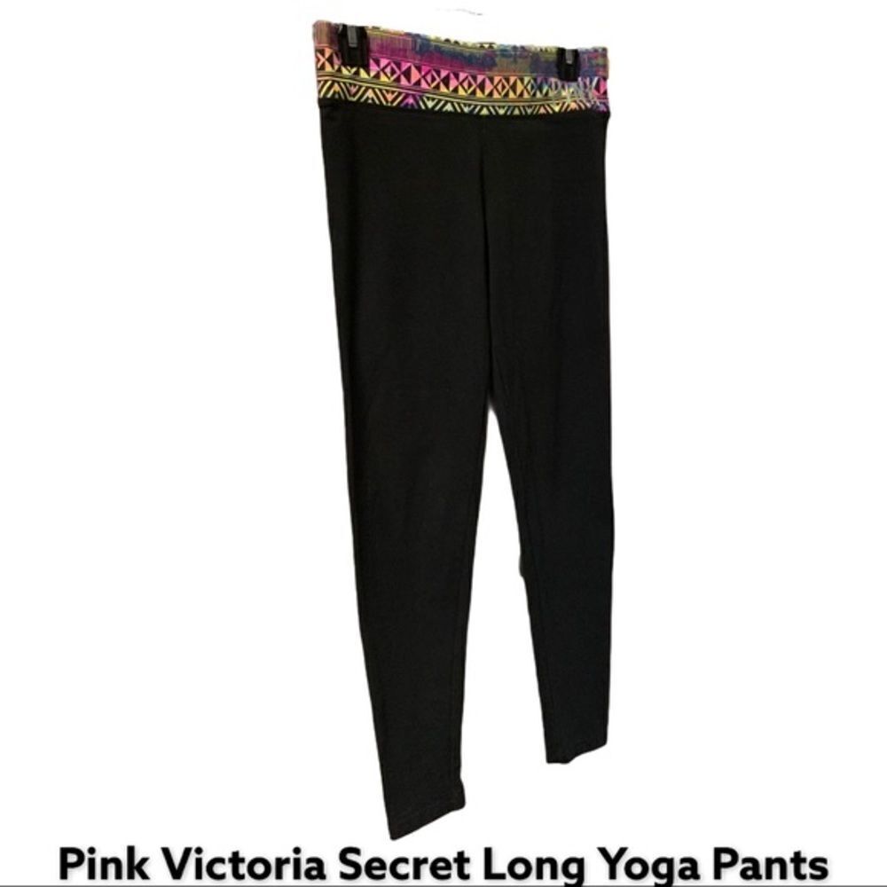 Pink Victoria Secret long Yoga Pants Size Small - Picture 2 of 5
